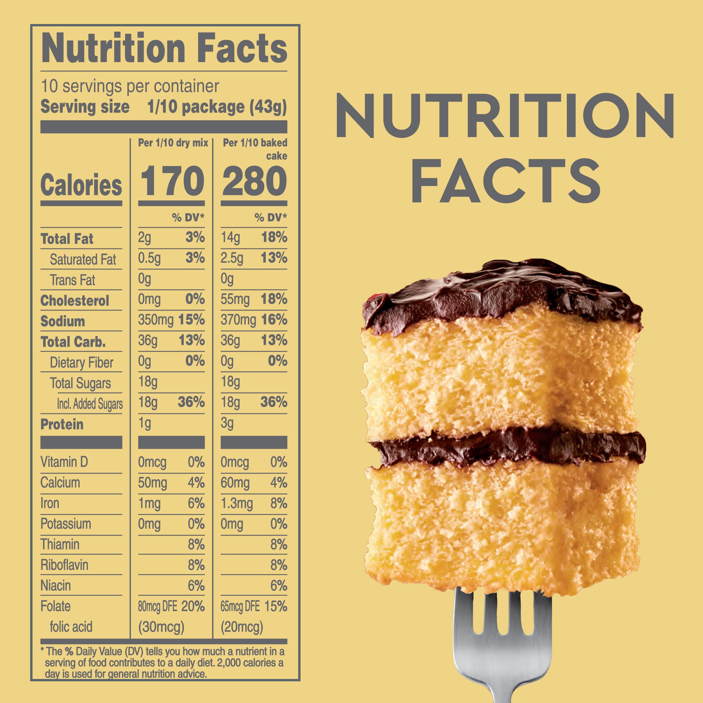 Duncan Hines Classic Yellow Cake Mix, 15.25 oz. - Image 8