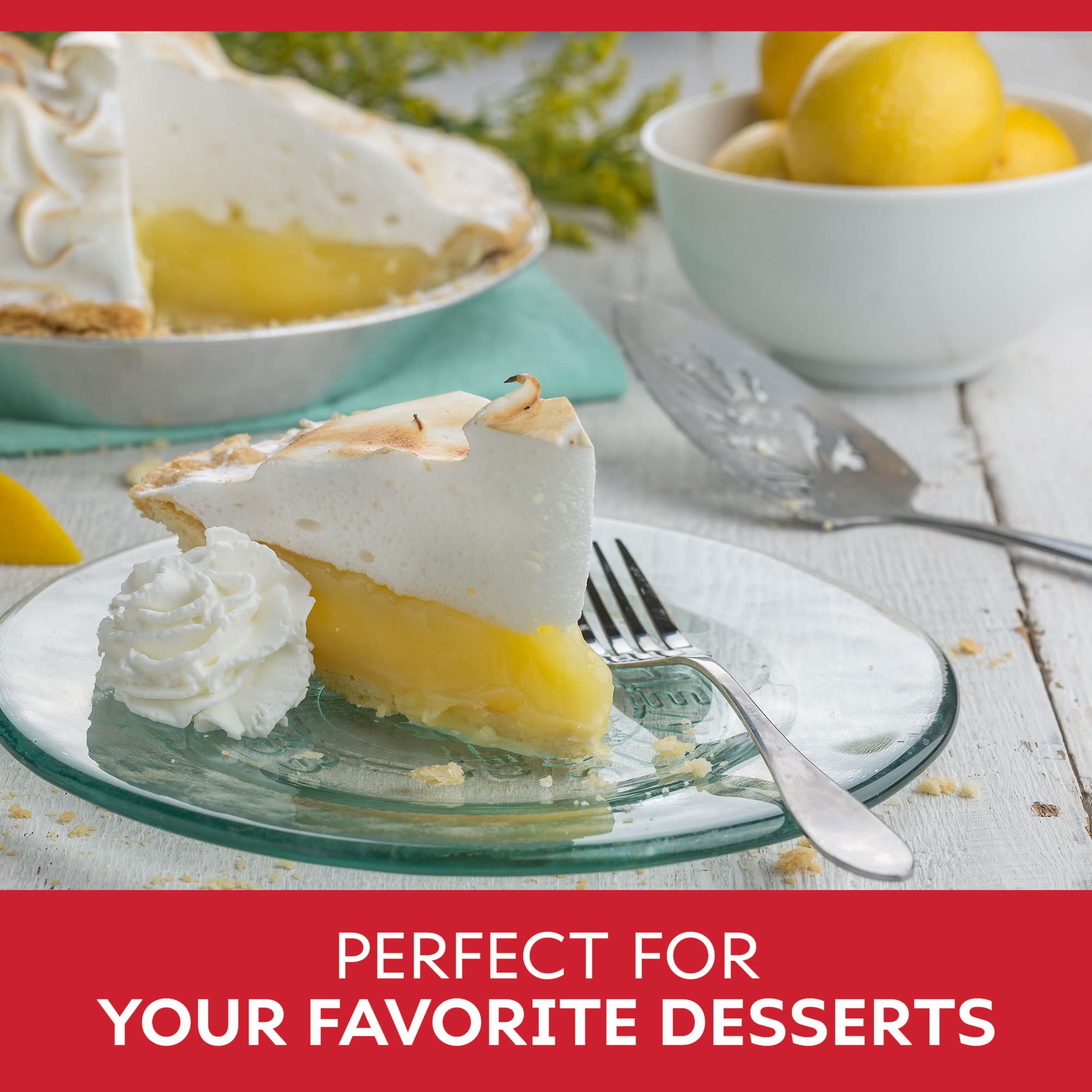 Duncan Hines Comstock Original Lemon Crème Pie Filling and Topping, 21 oz. (Pack of 8) - Image 4