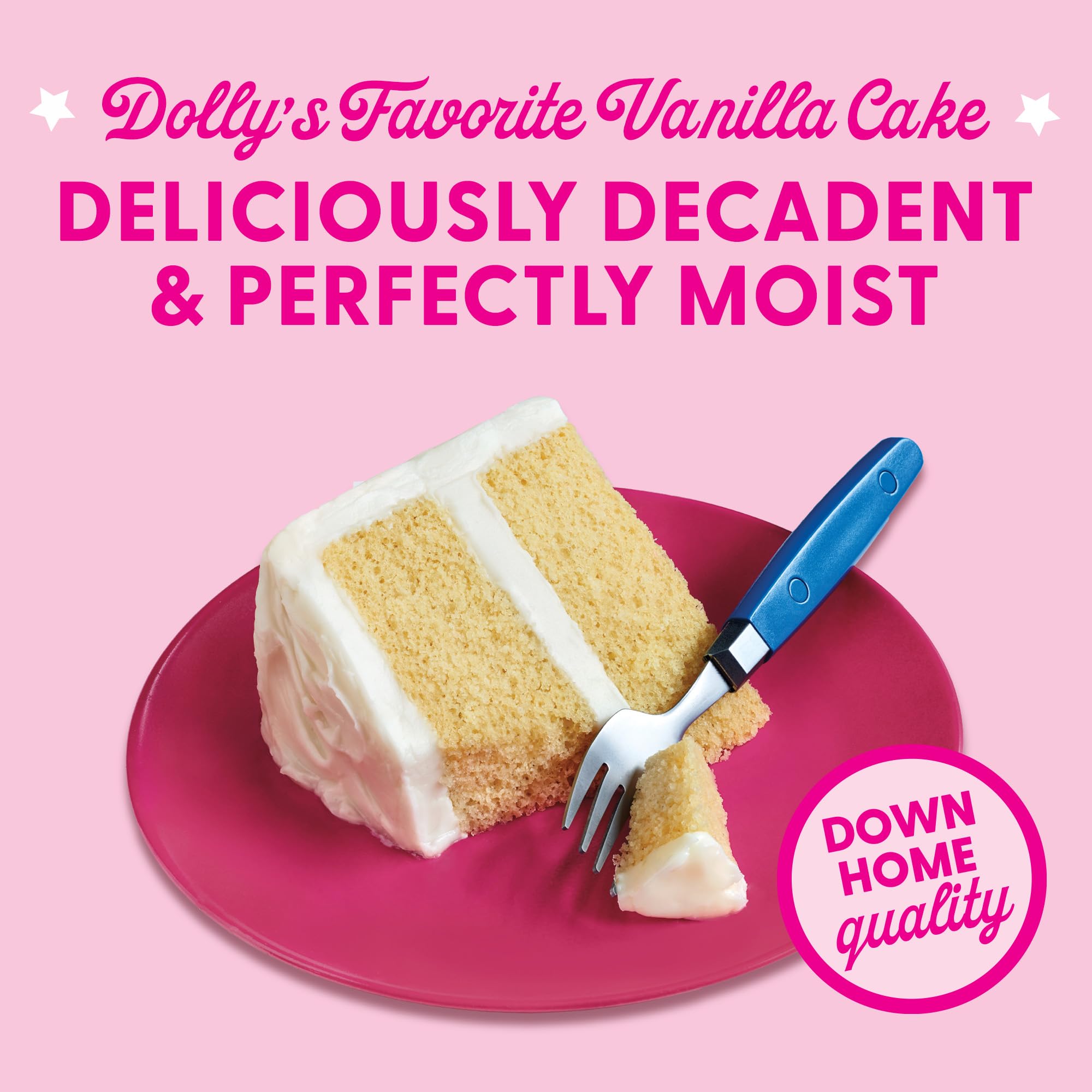 Duncan Hines Dolly Parton's Vanilla Flavored Cake Mix, 15.25 oz. - Image 4