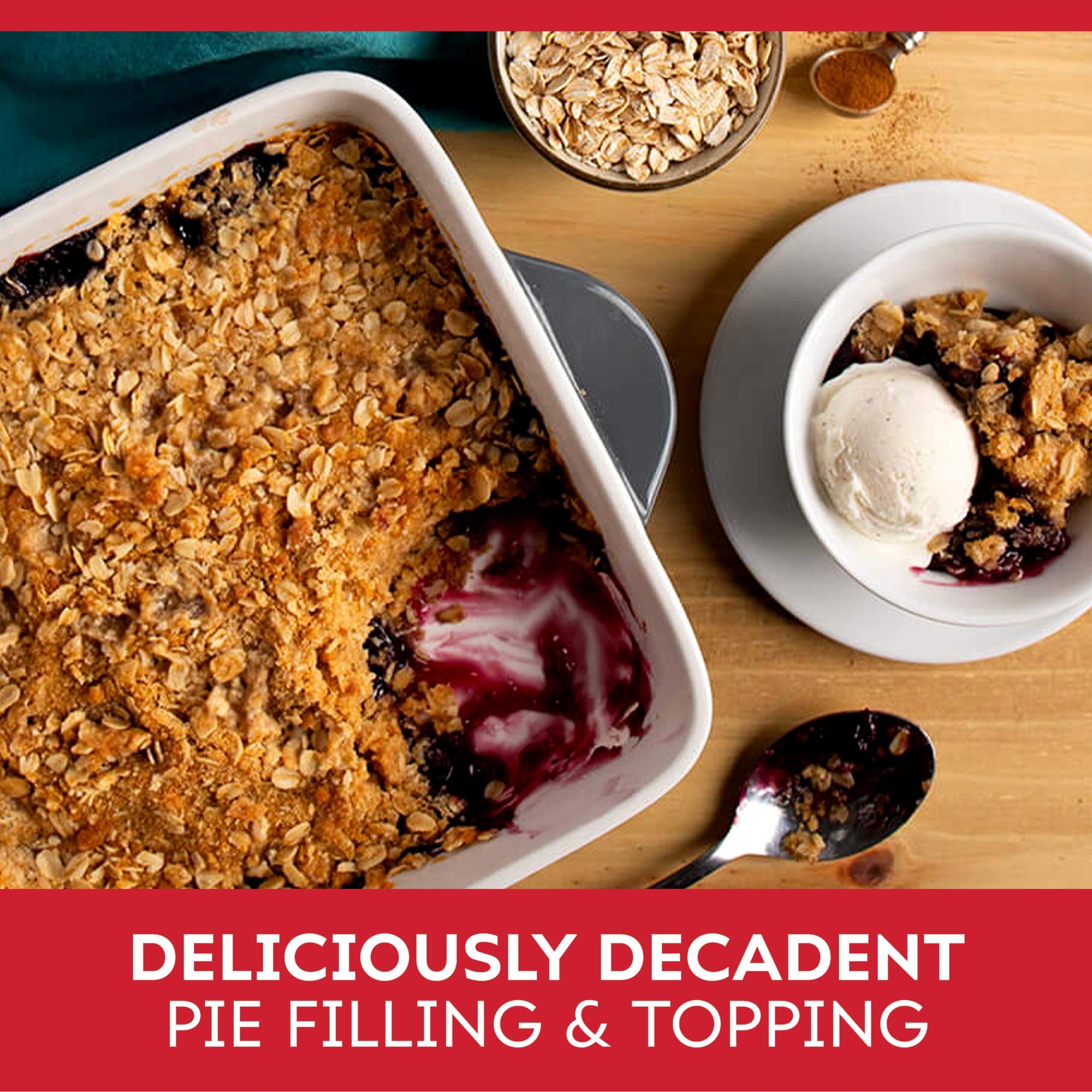 Duncan Hines Wilderness Blueberry Pie Filling and Topping, 21 oz. (Pack of 8) - Image 4